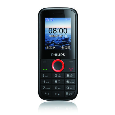 PHILIPS 飞利浦 E130 GSM手机(红色) 双卡双待