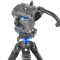 百诺Benro C3573FS6中轴可调 碳纤维扳扣式 S6液压云台 摄像摄影两用三脚架套装 佳能尼康单反相机三脚架
