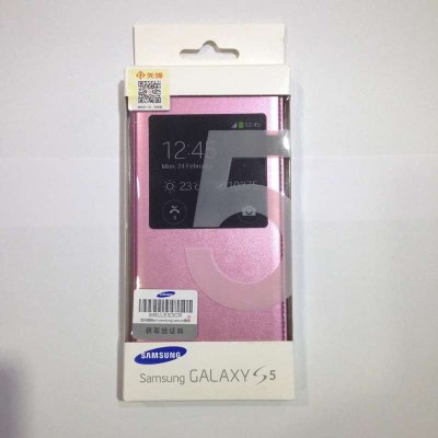 SAMSUNG 三星 GALAXY S5智能保护套 粉色