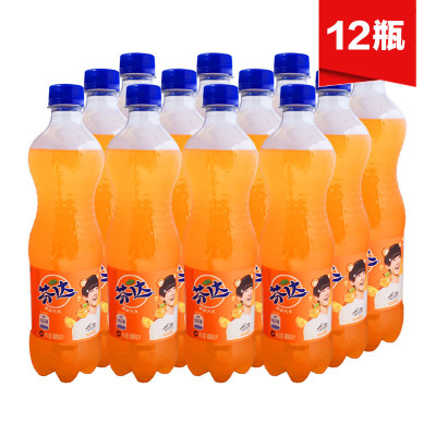 芬达 橙味汽水 500ml*12瓶 整箱 可口可乐出品(新老包装随机发货)