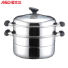 爱仕达(ASD) 28CM可视不锈钢双层蒸锅C1528