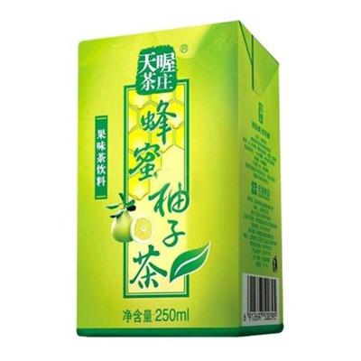 天喔茶庄蜂蜜柚子茶250ML*16瓶/箱茶饮料