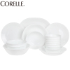 康宁(CORELLE)餐具套装16-N 美国原装进口碗/碟子/盘子餐盘套装 36件套餐具 白色