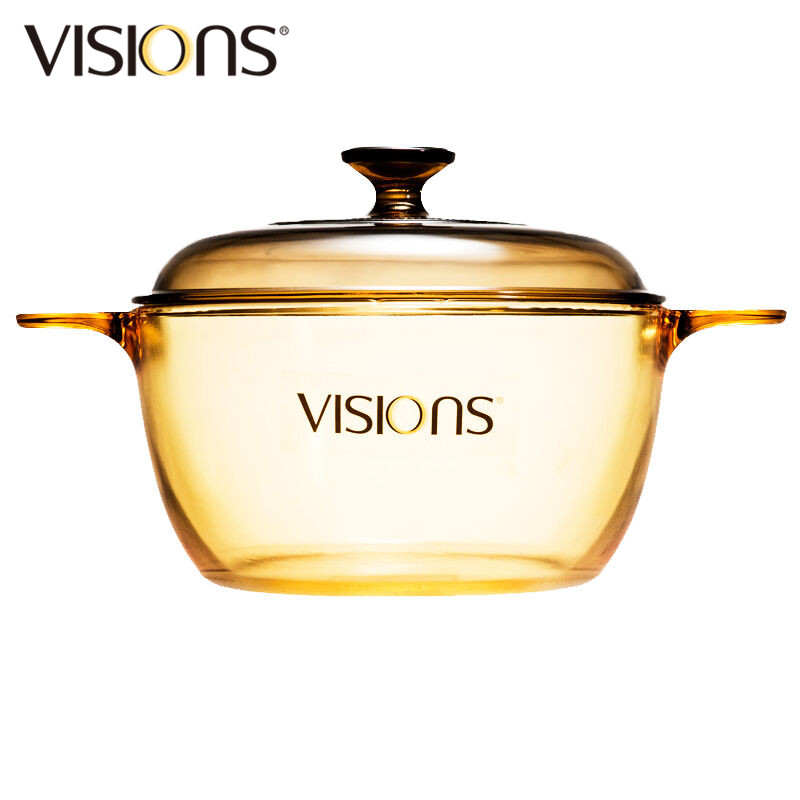 康宁(VISIONS)汤锅VS-1.5晶彩透明锅耐热玻璃汤锅1.5L高清大图
