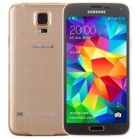 三星(SAMSUNG)Galaxy S5 G9008W 流光金 移动4G手机 双卡双待
