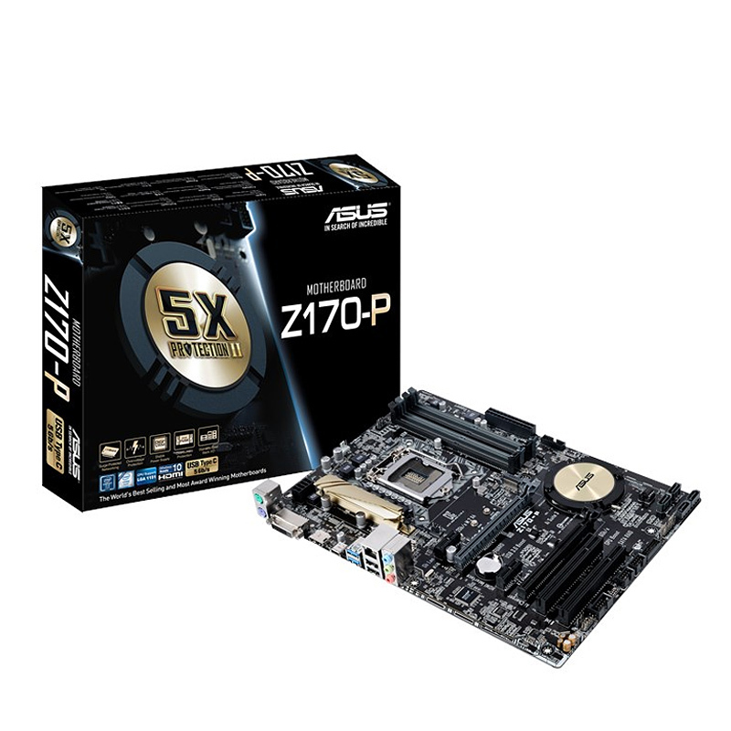 华硕(ASUS)Z170-P 台式机游戏主板 (INTEL平台/LGA 1151)