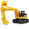 LI LI力利工程车 挖土车挖掘机可旋转 男孩儿童塑料玩具小汽车模型礼物 3岁以上 工程运输车 1:32
