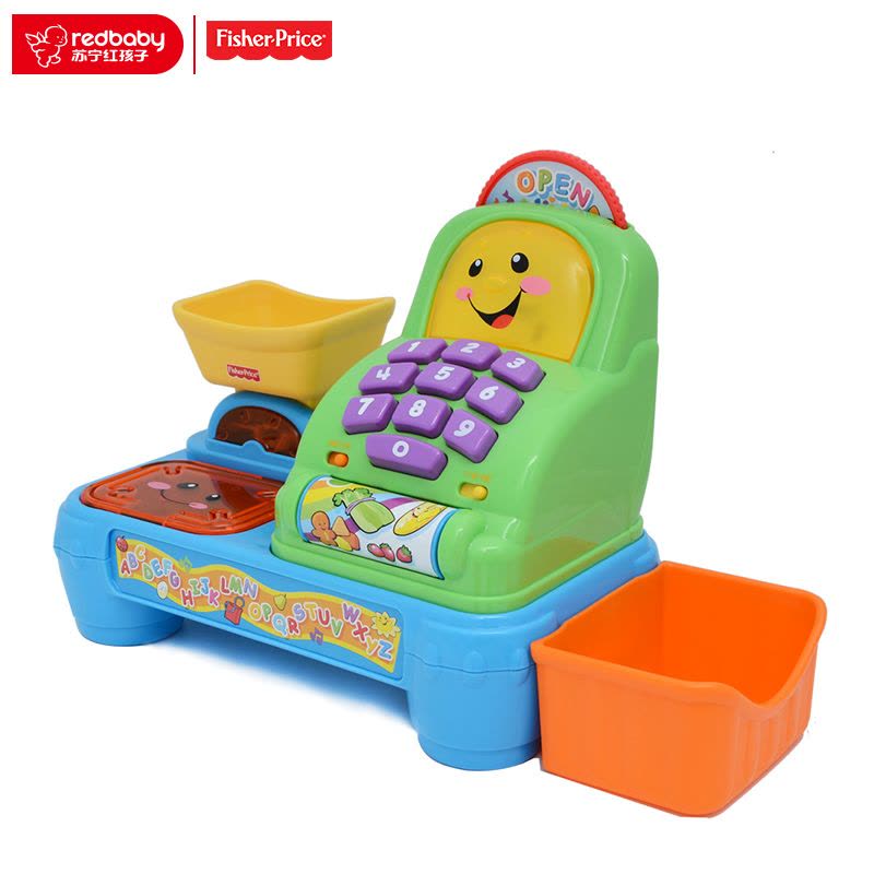 [苏宁自营]Fisher Price 费雪欢乐学习收银机 早教益智玩具 W9792图片