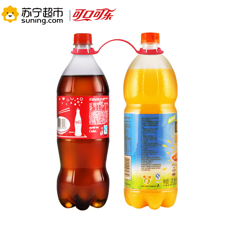 1.0L可口可乐+1.25L美汁源果粒橙