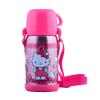 Hello Kitty 凯蒂猫 康乐学生保温壶水壶 透明粉600ml