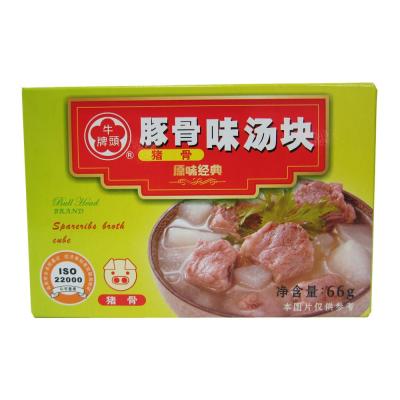 中国台湾 牛头牌 豚骨汤块 66g/盒