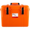 EIRMAI锐玛R51防潮箱 单反镜头相机配件干燥箱密封电子除湿防潮箱摄影器材橙色+大礼包