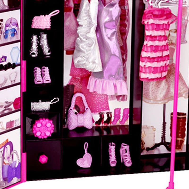 Barbie芭比娃娃梦幻衣橱 (带娃娃) 送给3岁起 X4833图片