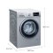 西门子(SIEMENS) XQG90-WM12P2691W 9公斤 滚筒洗衣机(锻光银)