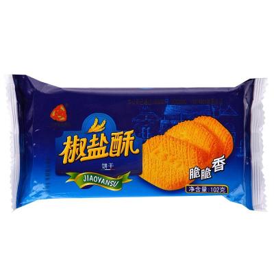 三牛 脆脆香椒盐酥 102g/袋 上海老字号 休闲饼干