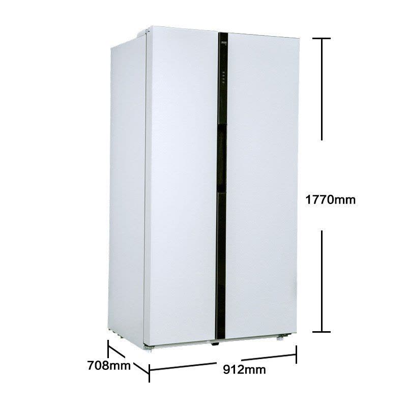 美菱冰箱BCD-568WPBD 568升 风冷变频 玻璃面板 隐形把手图片