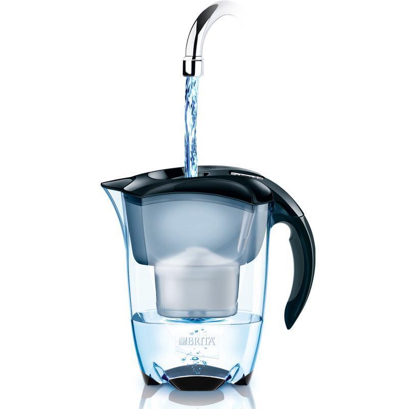 碧然德 Brita 净水器 净水壶 Elemaris 黑色 3.5升自带一芯