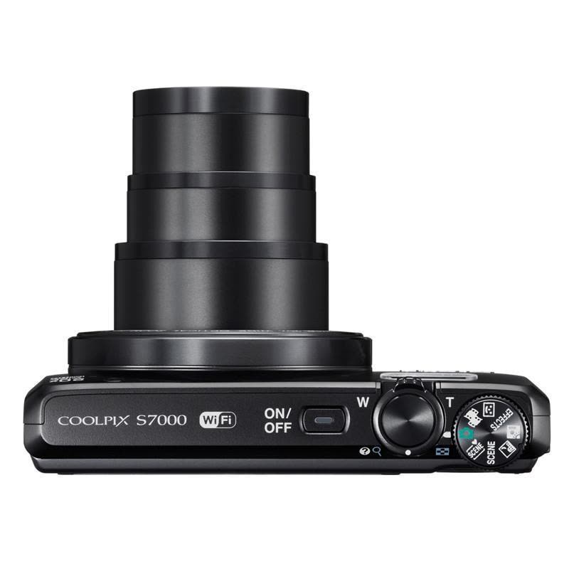 尼康(Nikon) COOLPIX S7000(黑)数码相机 显示屏尺寸3英寸 有效像素值1602图片