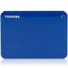 [赠硬盘包]东芝(TOSHIBA)V8 CANVIO高端分享系列1TB 移动硬盘 2.5英寸USB3.0 神秘蓝