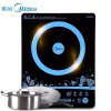 美的(Midea)WH2103 全新匀火一键通滑控静音电磁炉(赠汤锅+炒锅)