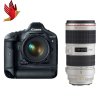 佳能(Canon) EOS 1DX 单反套机(EF 70-200mm f/2.8L IS II USM 镜头)+卡+包+UV镜+读卡器+清洁套装