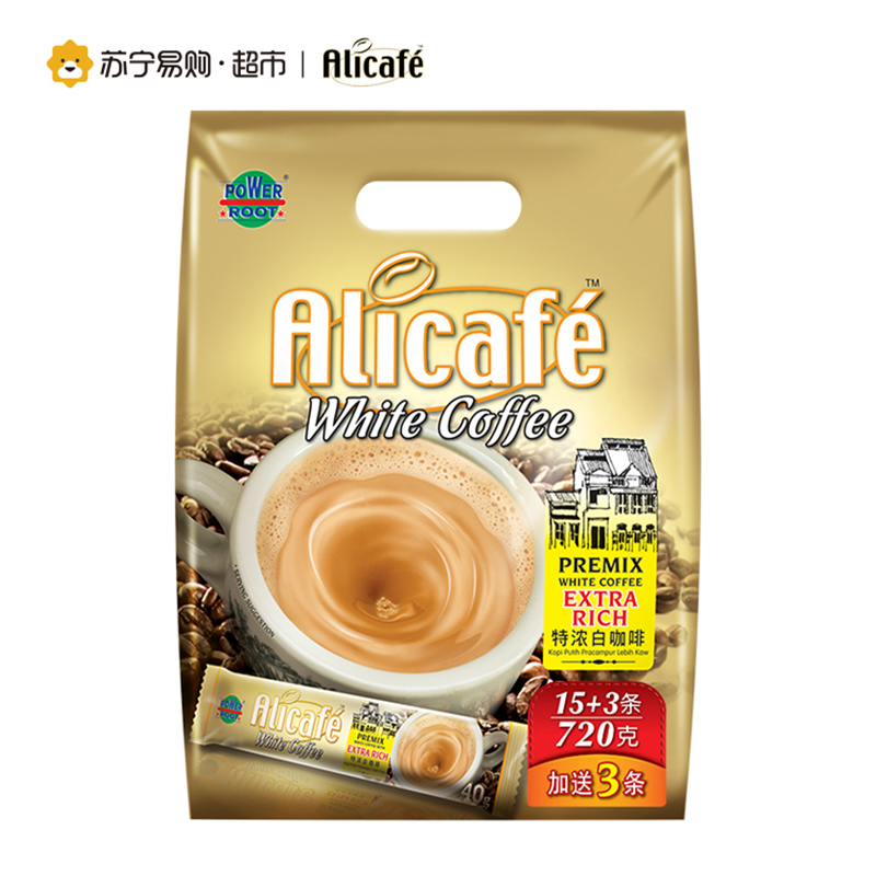 Alicafe啡特力3合1特浓白咖啡720g