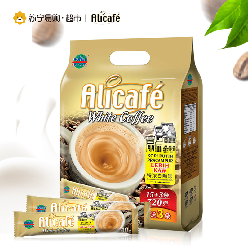 Alicafe啡特力3合1特浓白咖啡720g