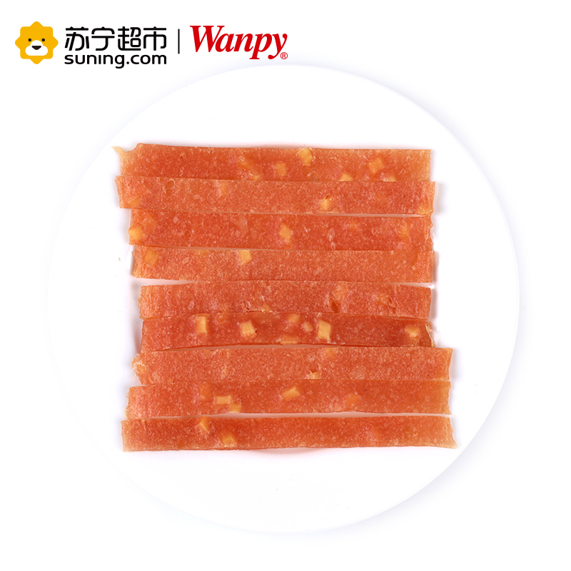 顽皮Wanpy 犬用软奶酪鸡肉条100g 宠物食品 犬用零食 宠物零食 肉干/肉条