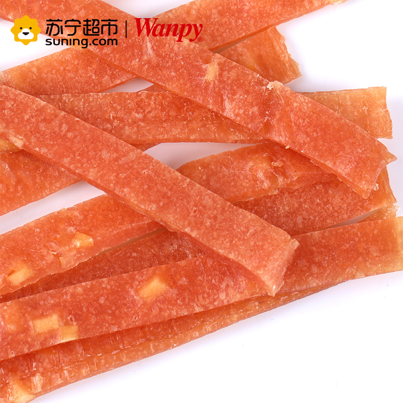 顽皮Wanpy 犬用软奶酪鸡肉条100g 宠物食品 犬用零食 宠物零食 肉干/肉条