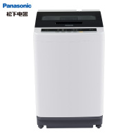 松下(Panasonic) XQB75-Q7321 7.5公斤全自动波轮洗衣机 超宽内桶瀑布水流 防缠绕呵护洗(灰色)