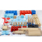 木玩世家儿童益智拼装螺母组合飞机模型木制颗粒组装MMBL13004