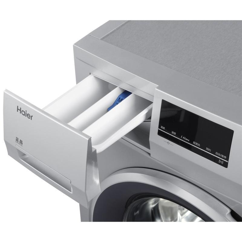 海尔 (Haier) XQG100-BX12636 10公斤变频滚筒洗衣机(银灰色)