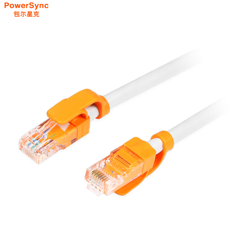 包尔星克(PowerSync)CLN6GAR9005系列 Cat6超六类网线 圆线 双色 抗摇摆 千兆 贝吉色