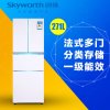 创维(skyworth) D27BG 271升 多门冰箱皓白 一级能效 玻璃面板