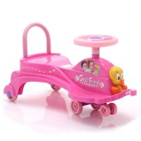 小龙哈彼(Happy dino)可坐带靠背音乐方向盘 儿童扭扭车 玩具车 LN405-W