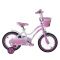 兰Q自行车baby公主系列14/16寸卡通儿童自行车 优雅多色 紫色 16寸