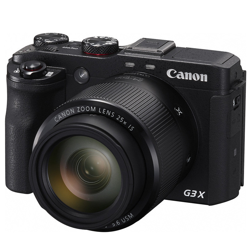 佳能(Canon)PowerShot G3 X 高清数码相机(黑)2020万像素单点自动对焦高清成像高清大图