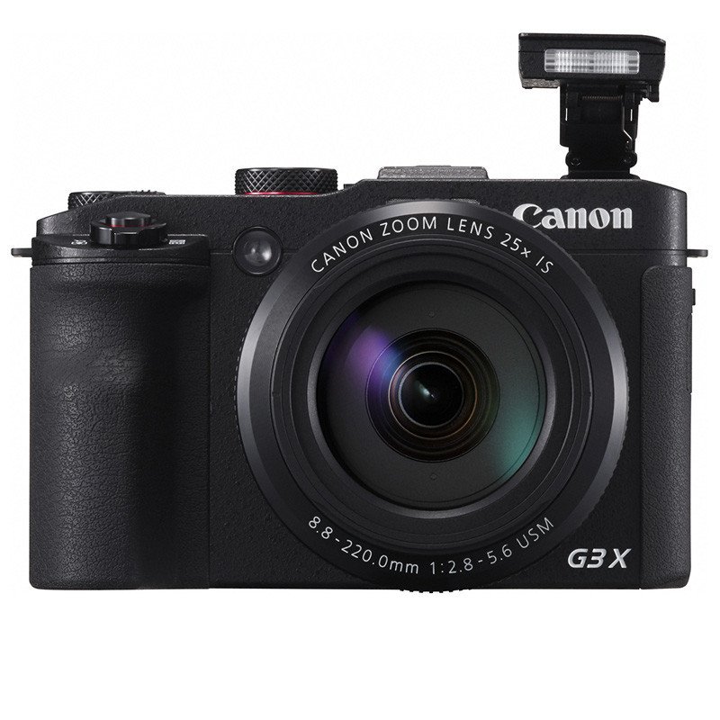 佳能(Canon)PowerShot G3 X 高清数码相机(黑)2020万像素单点自动对焦高清成像高清大图