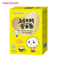 培康(TakeCare) 宝宝辅食 五谷杂粮猪肝菠菜营养面条200g盒装面片类
