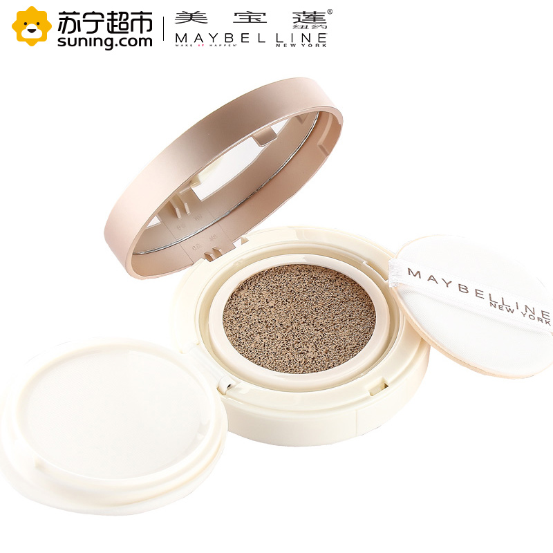 美宝莲(Maybelline) 巨遮瑕空气轻垫霜 01 象牙色 14g