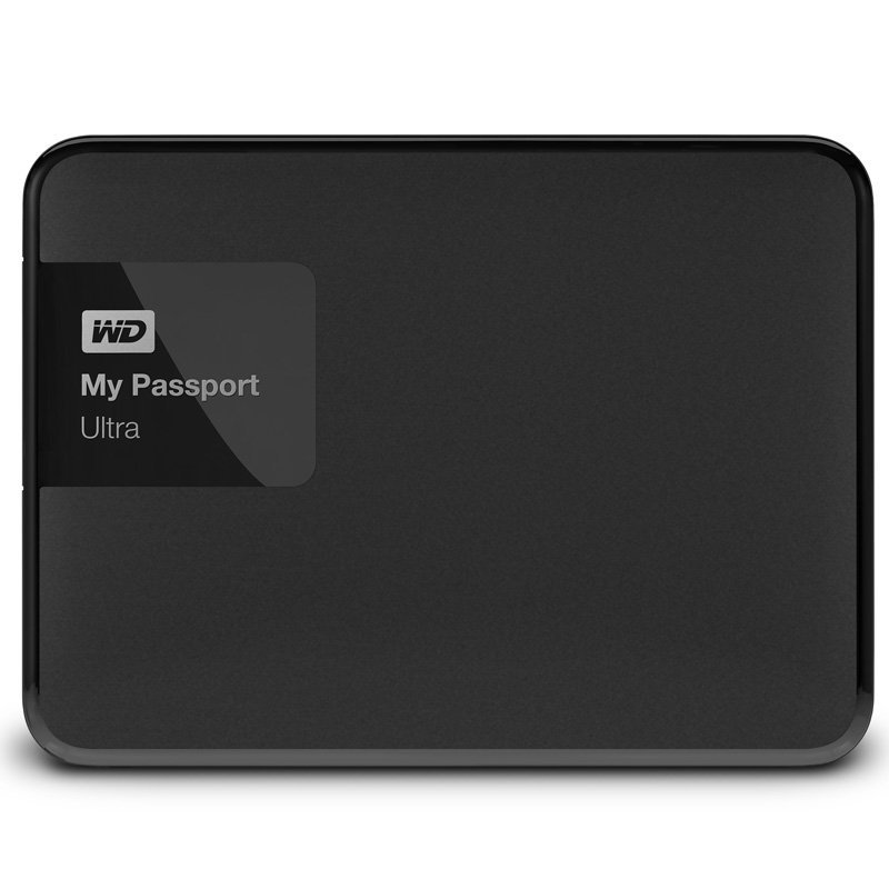 西部数据(WD)My Passport Ultra 升级款 USB3.0 2TB 2.5英寸 移动硬盘(经典黑)WDBB