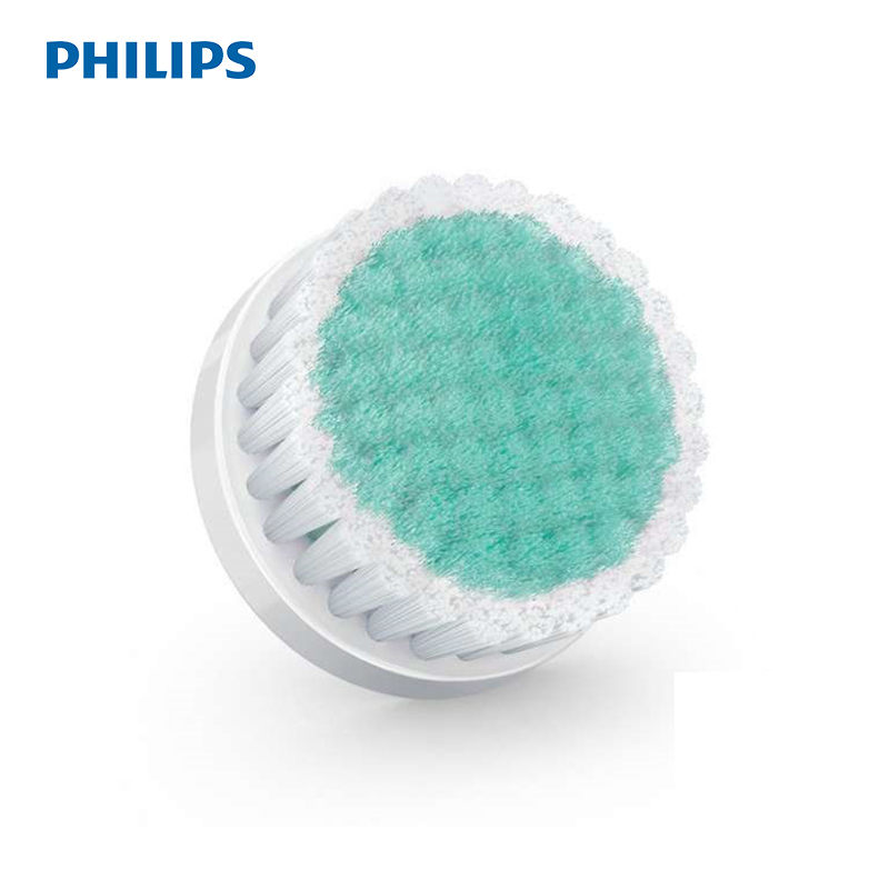 飞利浦(Philips) 电子美容器洁面仪清洁仪去痘刷头SC5994 绿白
