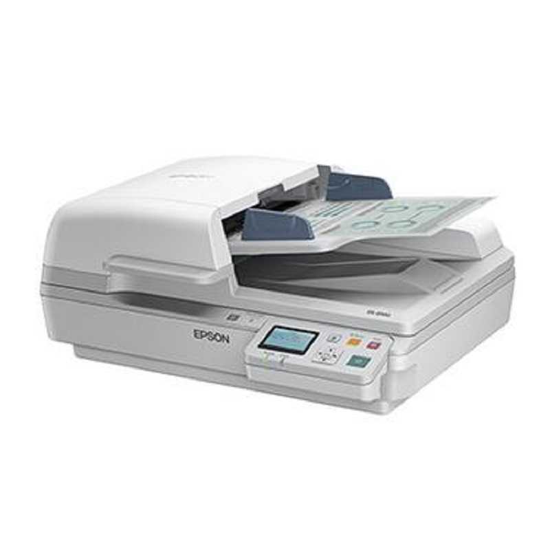 爱普生(EPSON) DS-6500 A4幅面高速彩色文档平板式+ADF馈纸式扫描仪(白色)双平台扫描仪高清大图