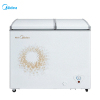 美的(Midea)BCD-182DKMA182升 冷冻冷藏 双温控制 卧式大冷冻力家用商用冰柜冷柜