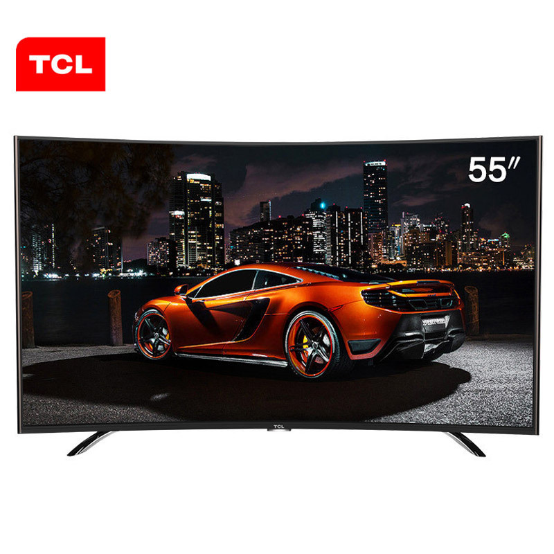 TCL L55A980CUD 55英寸 观影曲面真4K 同步看院线大片 安卓智能LED液晶电视