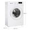 TCL XQG60-F10102T 6公斤 滚筒洗衣机 90度高温自清洁（芭蕾白）