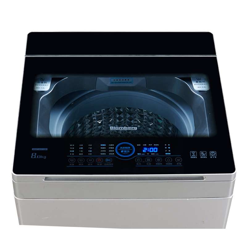 博伦博格/Blomberg WNT8021QB 8公斤全自动家用节能智能WIFI波轮洗衣机(钛金银)