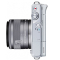 佳能(Canon)EOS M10(15-45mm f/3.5-6.3 IS STM) 数码微单套机白色 双核CMOS