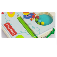 费雪迷宫玩具走珠 立体磁性磁力运笔滚珠儿童宝宝益智类动物王国FP3001