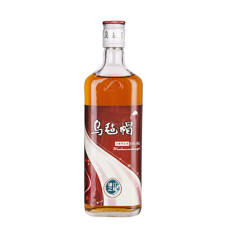 乌毡帽 浦江之缘清爽型黄酒480ml 单瓶装